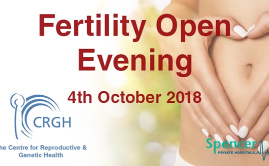 Fertility Open Evening - Margate 04 Oct 2018
