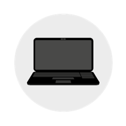 Using a computer or laptop