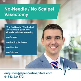 NEW CLINIC: No Needle/No Scalpel Vasectomy